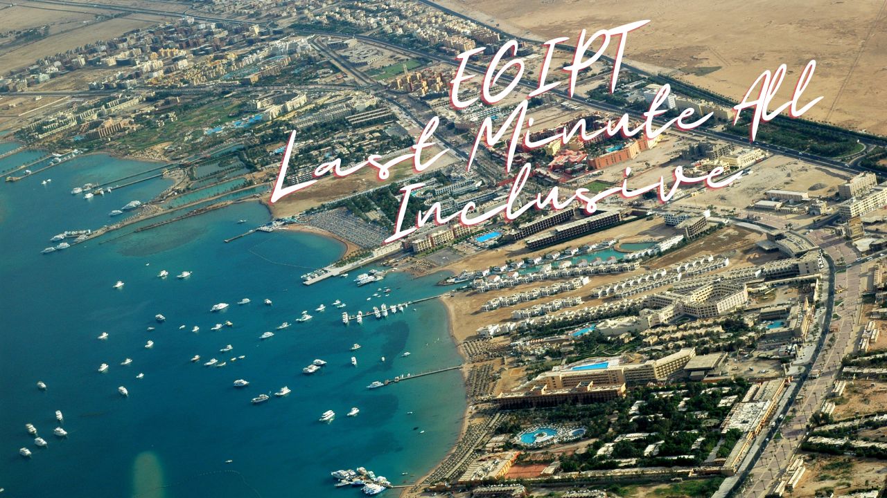 widok na wybrzeże Egiptu od strony morza śródziemnego, widok na piękne hotele all inclusive