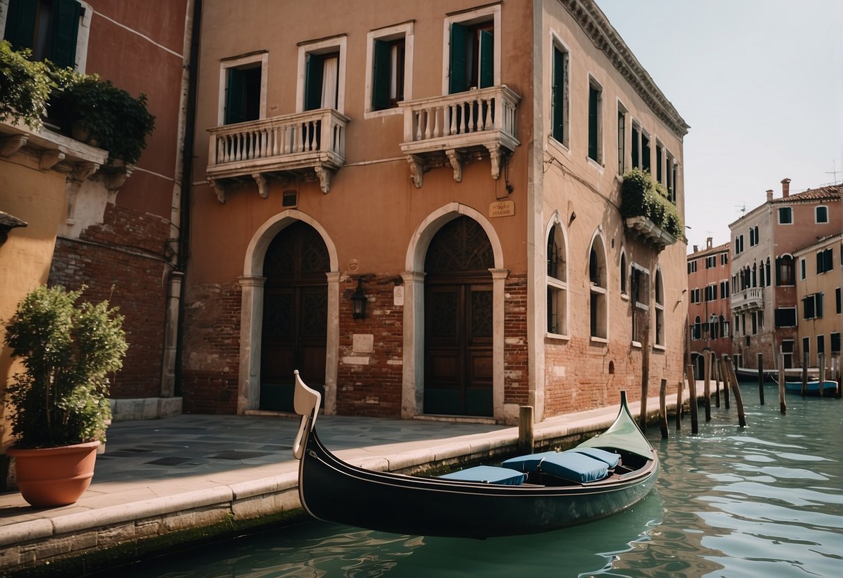 A quaint, affordable hotel in Venice, with charming architecture and a serene canal view