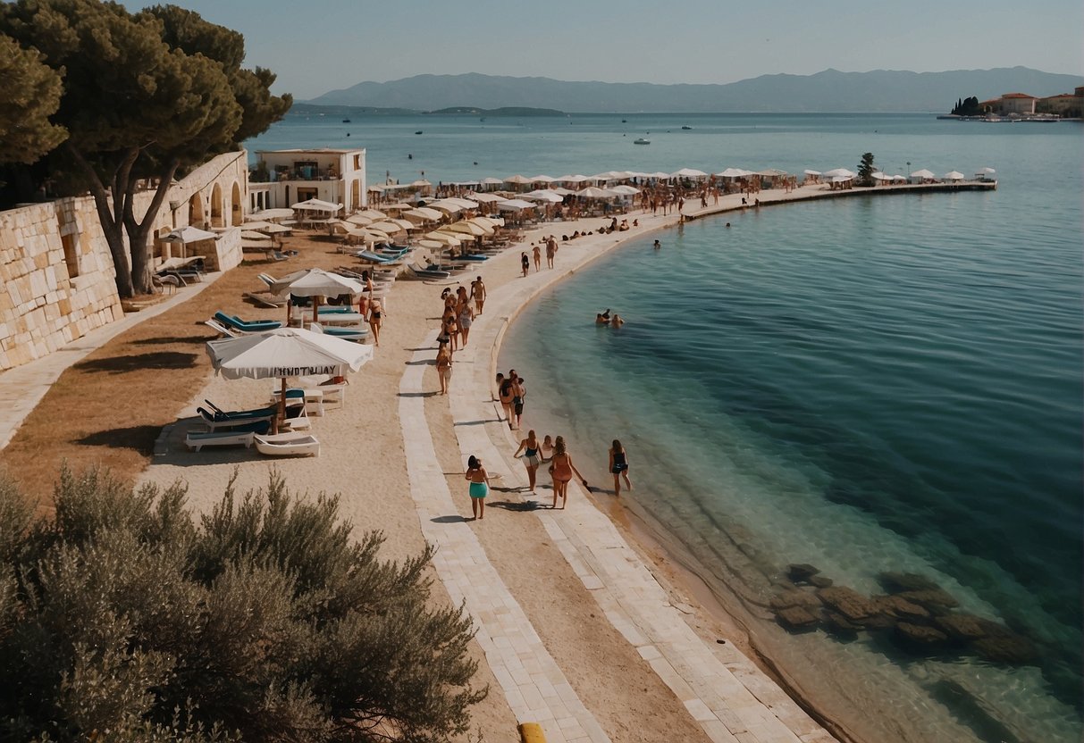 Sandy beaches and water activities in Zadar and its surroundings