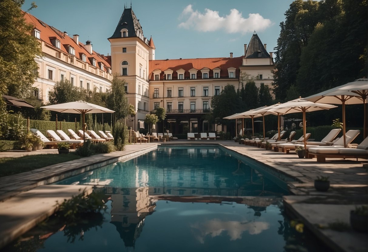 A luxurious adult-only hotel in Dolnośląskie, featuring elegant architecture and lush gardens