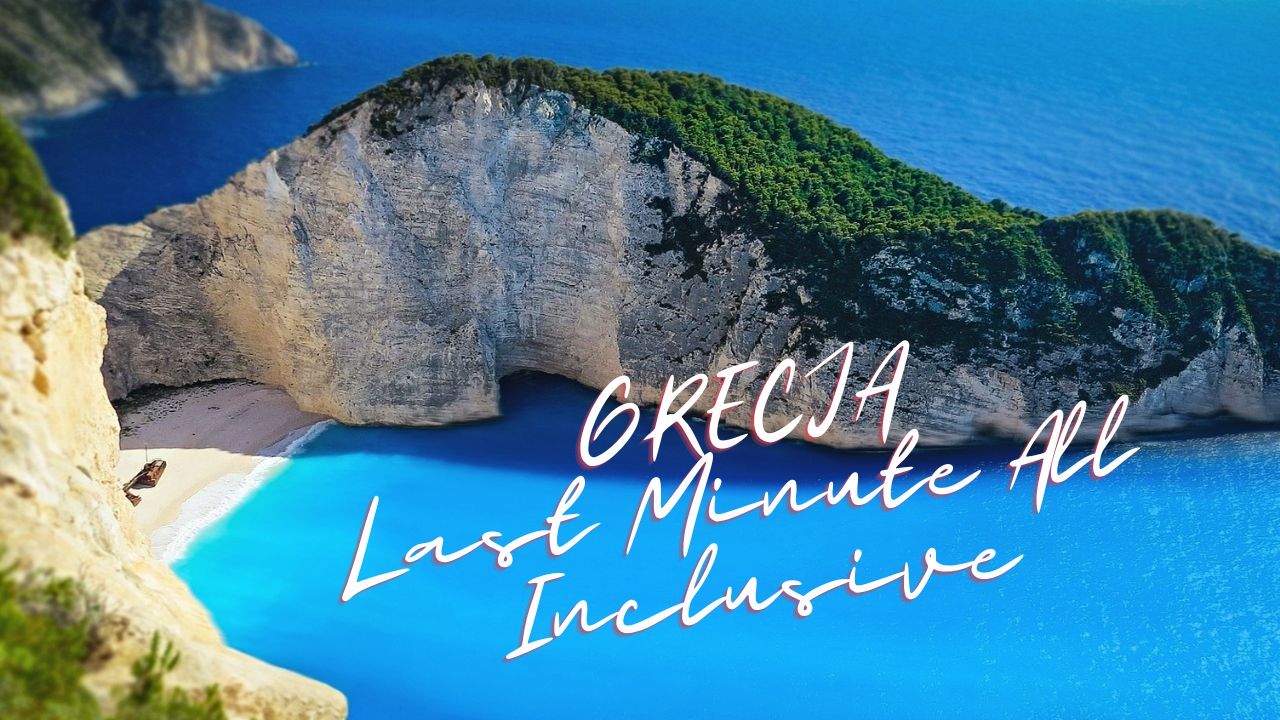 widok z "lotu ptaka" na jedną z pięknych greckich wysp, gdzie można wybrać się z ofertą all inclusive